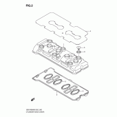 Схема узла: Клапанная крышка для Suzuki GSX-R600