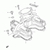 Схема узла: Клапанная крышка для Suzuki GS500