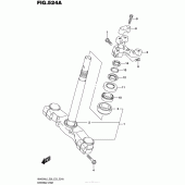 Схема вузла: Рульова траверса для Suzuki AN400 Burgman (EU analogue of SkyWave)