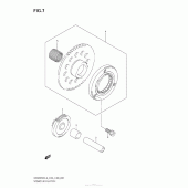 Схема узла: Привод стартера для Suzuki DR200 DR200SE