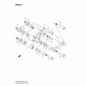 Схема узла: Рычаг прогрессии для Suzuki DR-Z400 DR-Z400S