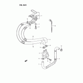 Схема узла: Топливный кран (Model s) для Suzuki VS1400 Intruder 1400