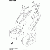 Схема вузла: Бічні панелі (Pgz, av4) для Suzuki GSX-S1000