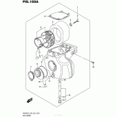 Схема узла: Воздушный фильтр для Suzuki DR200 DR200S