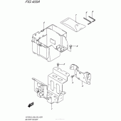 Схема узла: Крепление аккумулятора для Suzuki VZ1500 Boulevard M90