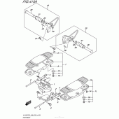 Схема узла: Подножки для Suzuki VL1500 Boulevard C90T