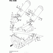Схема узла: Выхлопная система (Gsx1300Ral6 E28) для Suzuki GSX1300 Hayabusa
