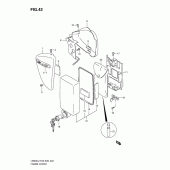 Схема вузла: Бічні панелі для Suzuki LS650 Boulevard S40