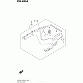 Схема вузла: Накладка паливного бака Suzuki DL650 V-Strom