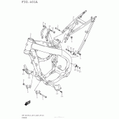 Схема вузла: Рама для Suzuki RM-Z250