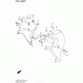 Схема вузла: Верхня накладка рами для Suzuki VZ1500 Boulevard M90