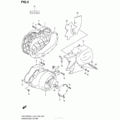 Схема вузла: Кришки картера для Suzuki VZR1800 Boulevard M109R BOSS