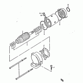 Схема узла: Стартер электрический для Suzuki GSX750