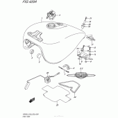Схема узла: Топливный бак (Vz800L5 E03) для Suzuki VZ800 Boulevard M50