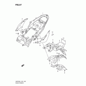 Схема узла: Заднее крыло (Gsr750l1 e24) для Suzuki GSR750