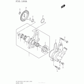Схема узла: Водяной насос для Suzuki DR-Z400 DR-Z400S