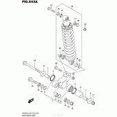 Схема узла: Рычаг прогрессии (Dr200Sl6 E03) для Suzuki DR200 DR200S