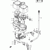 Схема узла: Спидометр для Suzuki DR650 DR650R