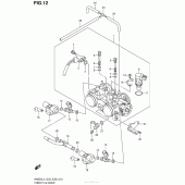 Схема вузла: Throttle Body (An650L4 E03) для Suzuki AN650 Burgman (EU analogue of SkyWave)