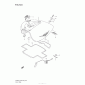 Схема вузла: Паливний бак (Vl800C E28) для Suzuki VZ800 Boulevard M50