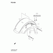 Схема вузла: Заднє крило (Model k8) для Suzuki VL800 Intruder C800/Boulevard C50