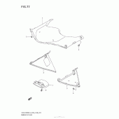 Схема узла: Подкрылок для Suzuki GSX-R600