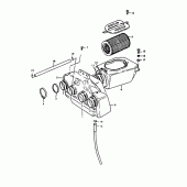 Схема узла: Воздушный фильтр для Suzuki GS1000