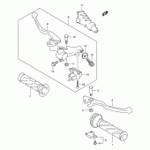 Схема вузла: Ручки керма для Suzuki VL125 Intruder LC