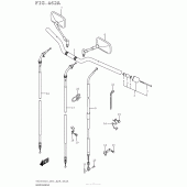 Схема узла: Руль & Тросики для Suzuki TU250