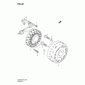 Схема узла: Статор & Ротор для Suzuki DL650 V-Strom