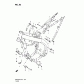 Схема узла: Рама для Suzuki RM-Z250