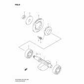 Схема вузла: Балансувальний вал для Suzuki DR-Z400 DR-Z400S