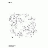 Схема узла: Нижний обтекатель для Suzuki GSX1250