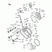 Схема вузла: Кришка двигуна для Suzuki RM100
