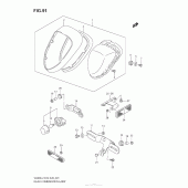 Схема узла: Задний фонарь (Стоп-сигнал) (Vl800C E03) для Suzuki VZ800 Boulevard M50