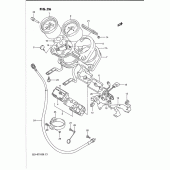 Схема вузла: Спідометр для Suzuki GSX-R1100