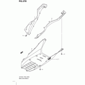 Схема узла: Нижние молдинги (Юбки) (Model racing p19) для Suzuki UH125 Burgman