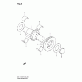 Схема вузла: Балансувальний вал для Suzuki GSX-R1000