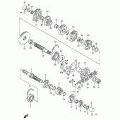Схема вузла: Трансмісія для Suzuki GSX-R750