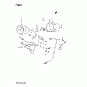 Схема узла: Спидометр для Suzuki GZ125 Marauder