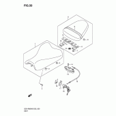 Схема узла: Сиденье для Suzuki GSX-R600