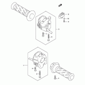 Схема вузла: Пульт управління рульовий для Suzuki GS500