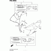Схема вузла: Side Cowling (Ysf) для Suzuki GSX-R1000