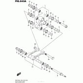 Схема вузла: Важіль прогресії для Suzuki RM-Z450