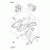 Схема вузла: Повітряний фільтр (Model k6/k7/k8) для Suzuki VL800 Intruder C800C/Boulevard C50C