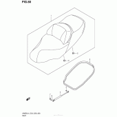 Схема вузла: Seat (An650L4 E03) для Suzuki AN650 Burgman (EU analogue of SkyWave)