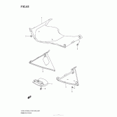 Схема узла: Подкрылок для Suzuki GSX-R750