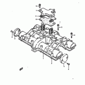 Схема вузла: Клапанна кришка Suzuki GS1000