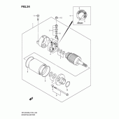 Схема вузла: Стартер електричний для Suzuki DR-Z400 DR-Z400S