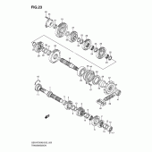 Схема узла: Трансмиссия для Suzuki GSX-R750